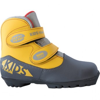 Детские ботинки TECH TEAM Kids NNN TT серо-желтый р.35