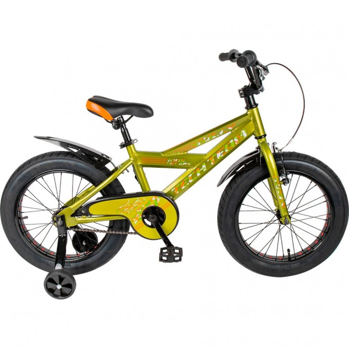 Детский велосипед TECH TEAM BULLY 16" зеленый NN003838