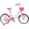 Детский велосипед TECH TEAM MERLIN бело-розовый 16 " NN001527