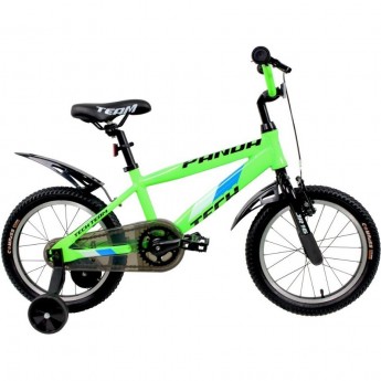 Детский велосипед TECH TEAM PANDA зеленый 16 "