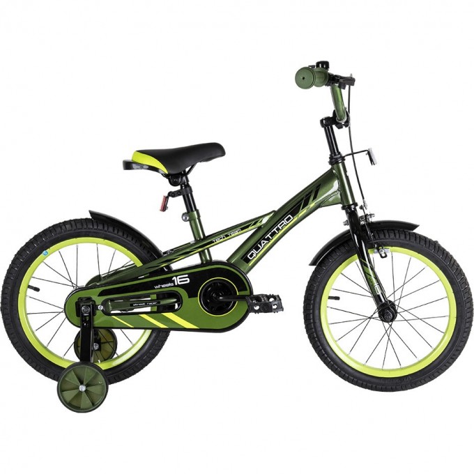 Детский велосипед TECH TEAM QUATTRO 12" синий (сталь) 2023 NN010235