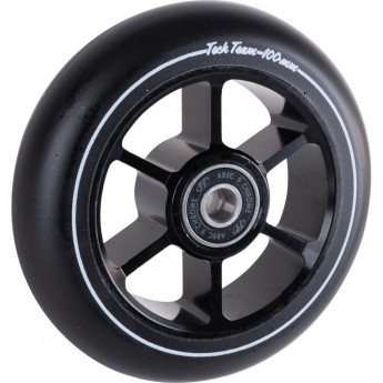 Колесо для самоката TECH TEAM X-TREME 100*24мм 6RT, black Колесо для самоката TECH TEAM X-TREME 100*24мм 6RT, black