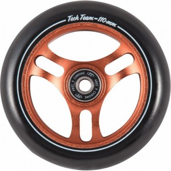 Колесо для самоката TECH TEAM X-TREME 100*24мм, Triangle, brown Колесо для самоката TECH TEAM X-TREME 100*24мм, Triangle, brown