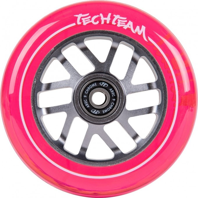 Колесо для самоката TECH TEAM X-TREME 110*24 мм Drop, V-AW02P, transp pink NN006816