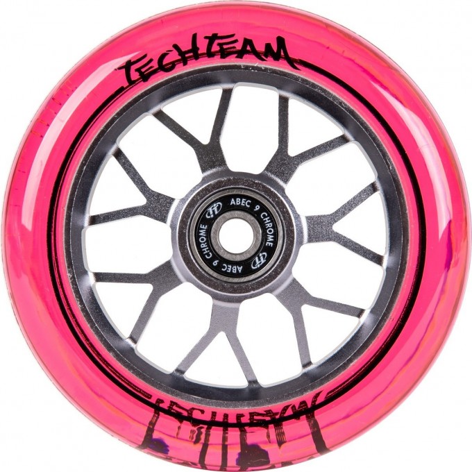 Колесо для самоката TECH TEAM X-TREME 110*24 мм Drop, Y-AW01P, pink NN007676