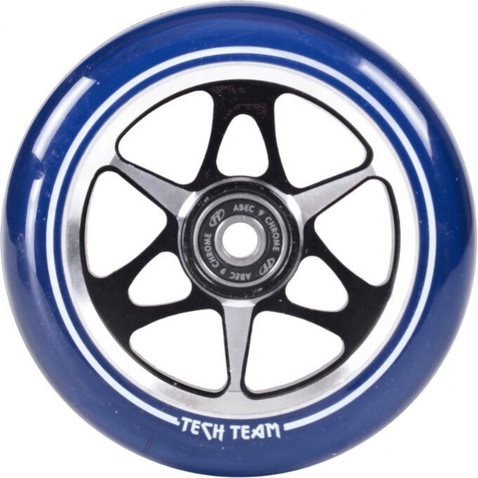 Колесо для самоката TECH TEAM X-TREME 110*24мм KL transp blue NN004223
