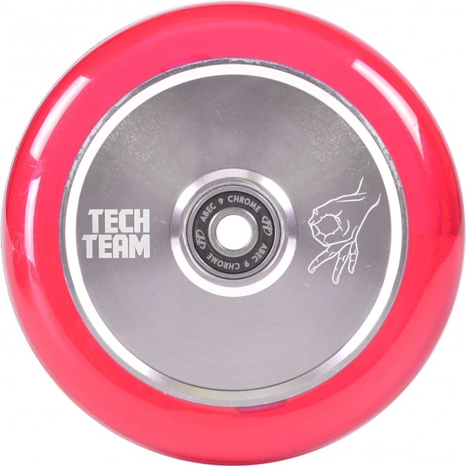 Колесо для самоката TECH TEAM X-TREME 110*24мм TH transp pink NN004226