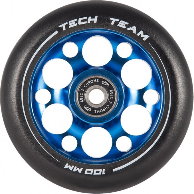Колесо TECH TEAM для самоката X-Treme 100*24мм, 6S, blue NN011128