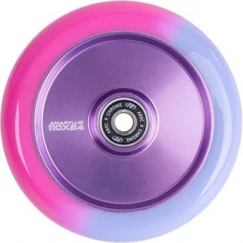 Колесо TECH TEAM для самоката X-Treme 110*24мм, Amarillis, purple-pink