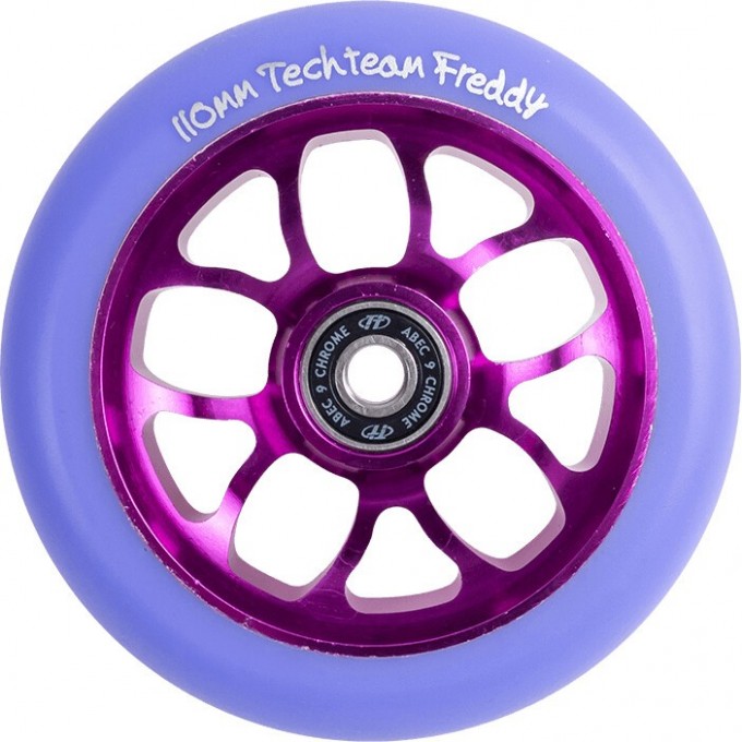 Колесо TECH TEAM для самоката X-Treme 110*24мм, Freddy, purple NN011123