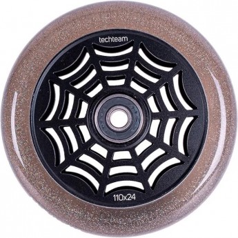 Колесо TECH TEAM для самоката X-Treme 110*24мм, Spider web, grey