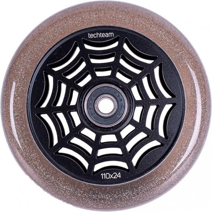 Колесо TECH TEAM для самоката X-Treme 110*24мм, Spider web, grey NN010306