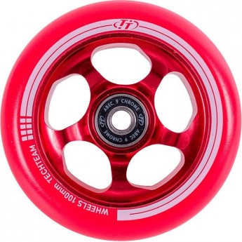 Колесо TECH TEAM для самоката X-Treme 120*24мм 7W, red