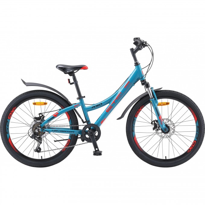 Подростковый велосипед STELS NAVIGATOR 430 MD 24" (неоновый-синий) NN004543