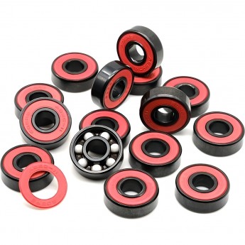 Подшипники TECH TEAM 608RS, ABEC-11, 8 шт.+8 шайб+4 спейсера Подшипники TECH TEAM 608RS, ABEC-11, 8 шт.+8 шайб+4 спейсера