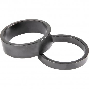 Проставочное кольцо/спэйсер TECH TEAM для штока 1 1/8", алюм., 10 мм, черный S-28,6-10-B