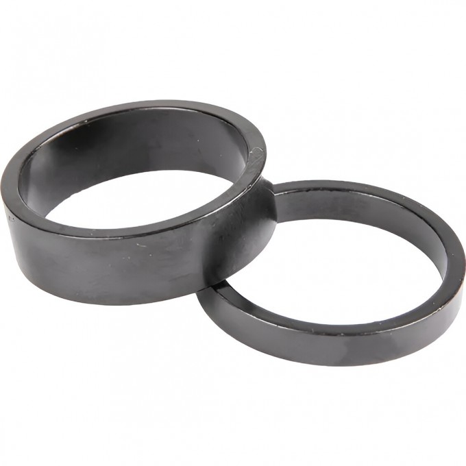 Проставочное кольцо/спэйсер TECH TEAM для штока 1 1/8", алюм., 10 мм, черный S-28,6-10-B NN005547