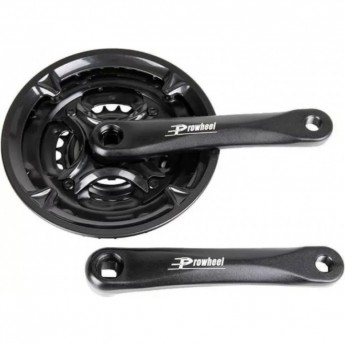 Система TECH TEAM Prowheel, черная, шатун алюминиевый, 165мм, 3 скорости. 1/10 MA-AC49-3 165