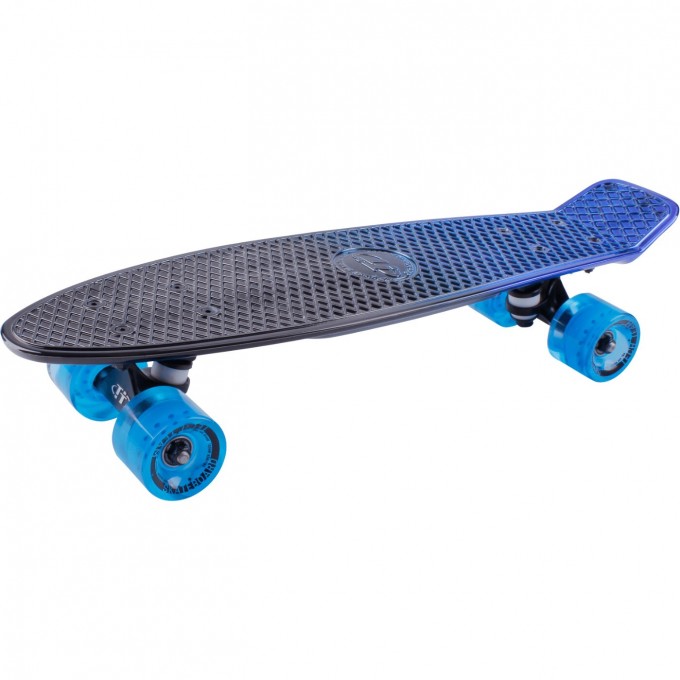 Скейтборд TECH TEAM METALLIC 22" синий с черный NN004179