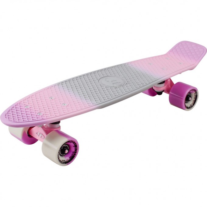Скейтборд TECH TEAM MULTICOLOR 22" pink/white NN007455