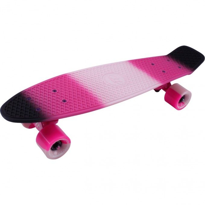 Скейтборд TECH TEAM MULTICOLOR 22" розово-черный NN004161