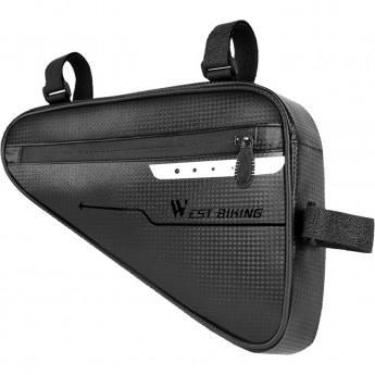 Сумка на раму под седло TECH TEAM 15х15х5 см, Нейлон 600D, водоотталкивающее покрытие