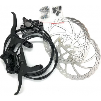 Тормоз дисковый гидровлический TECH TEAM предний+задний NUTT Y-1R