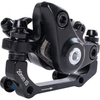 Тормоз дисковый TECH TEAM Feilaier,алюм, под ротор R 180, черный MD-R-180-F6