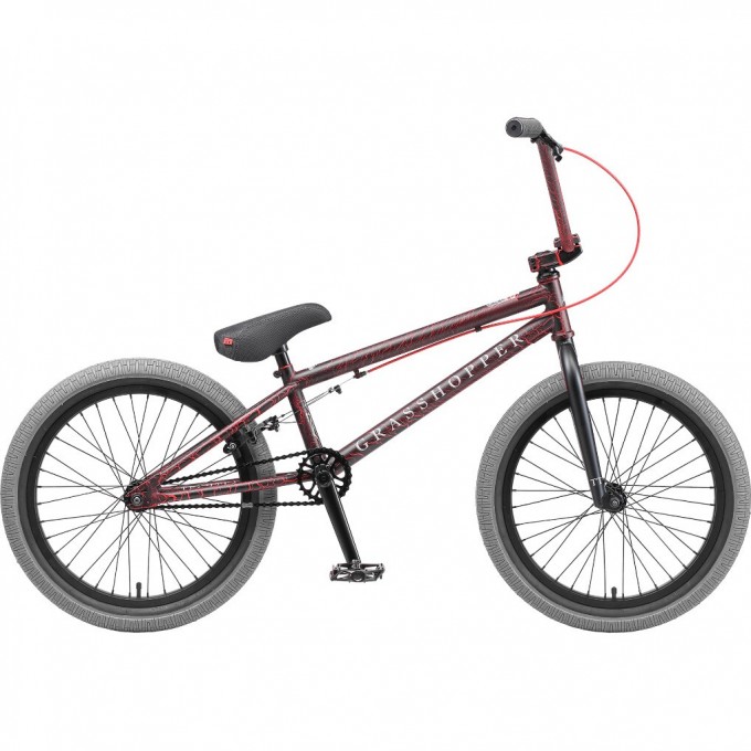 Велосипед BMX TECH TEAM GRASSHOPPER 20" 2022 красно-серый NN004284