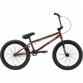 Велосипед BMX TECH TEAM GRASSHOPPER 20" 2022 оранжево-черный