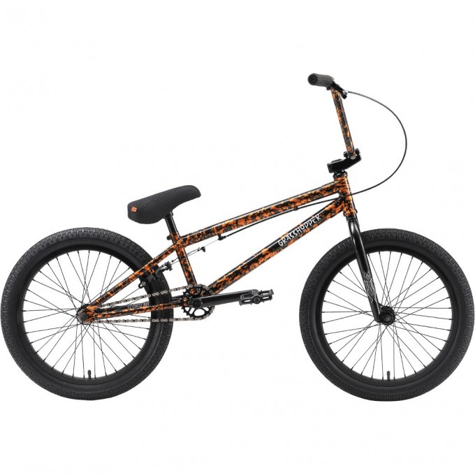 Велосипед BMX TECH TEAM GRASSHOPPER 20" 2022 оранжево-черный NN009301