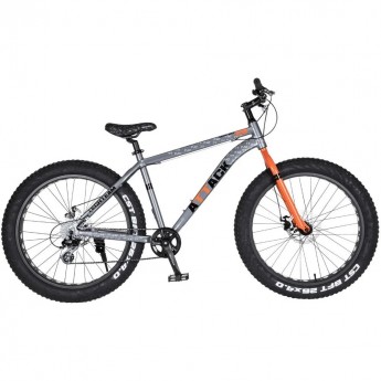 Велосипед TECH TEAM ATTACK 26"х19" Fat оранжевый 2023
