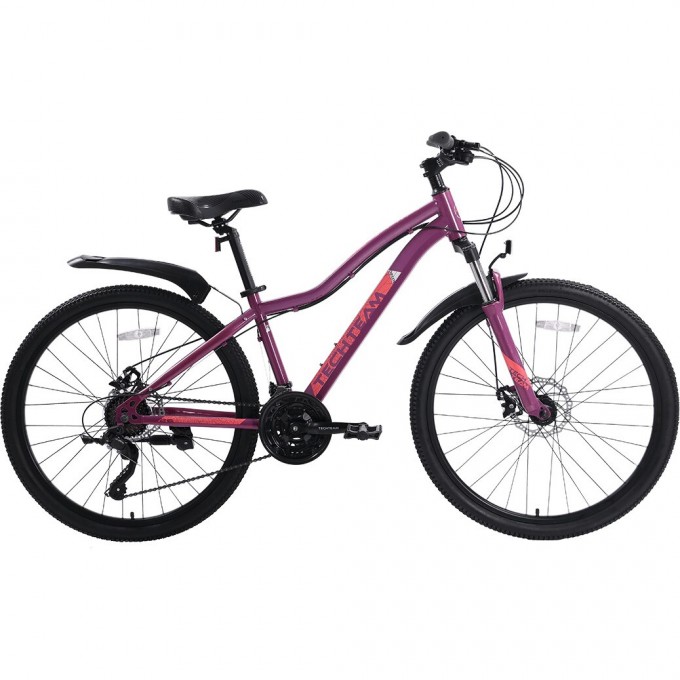 Велосипед TECH TEAM DELTA 26х14 2022 тёмно-розовый NN007679