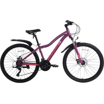Велосипед TECH TEAM DELTA 26х16 2022 тёмно-розовый