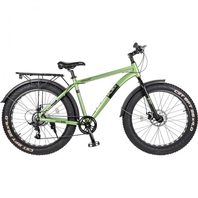 Велосипед TECH TEAM FLEX 26"х19" зеленый 2023 NN010432