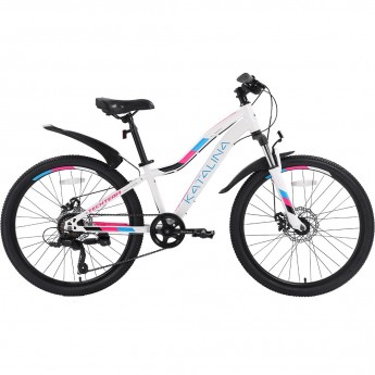 Велосипед TECH TEAM KATALINA 26"х16" белый 2023 Велосипед TECH TEAM KATALINA 26"х16" белый 2023