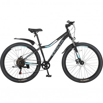 Велосипед TECH TEAM KATALINA 27.5"х15" чёрный 2023 Велосипед TECH TEAM KATALINA 27.5"х15" чёрный 2023