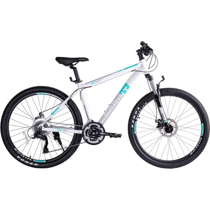 Велосипед TECH TEAM SPRINT 26"х 20" белый (зелёный) NN000725