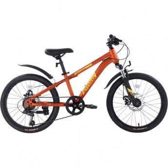 Велосипед TECH TEAM STORM 20"х11" оранжевый 2023