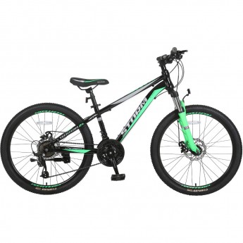 Велосипед TECH TEAM STORM 24 черный 24 " Велосипед TECH TEAM STORM 24 черный 24 "