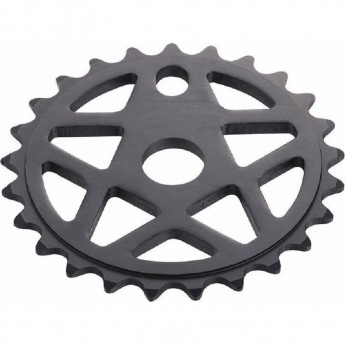 Звезда передняя TECH TEAM Kenli 1/2"x1/8" 25T алюм., черная KL-C215-25-B